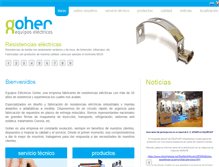 Tablet Screenshot of goher.es